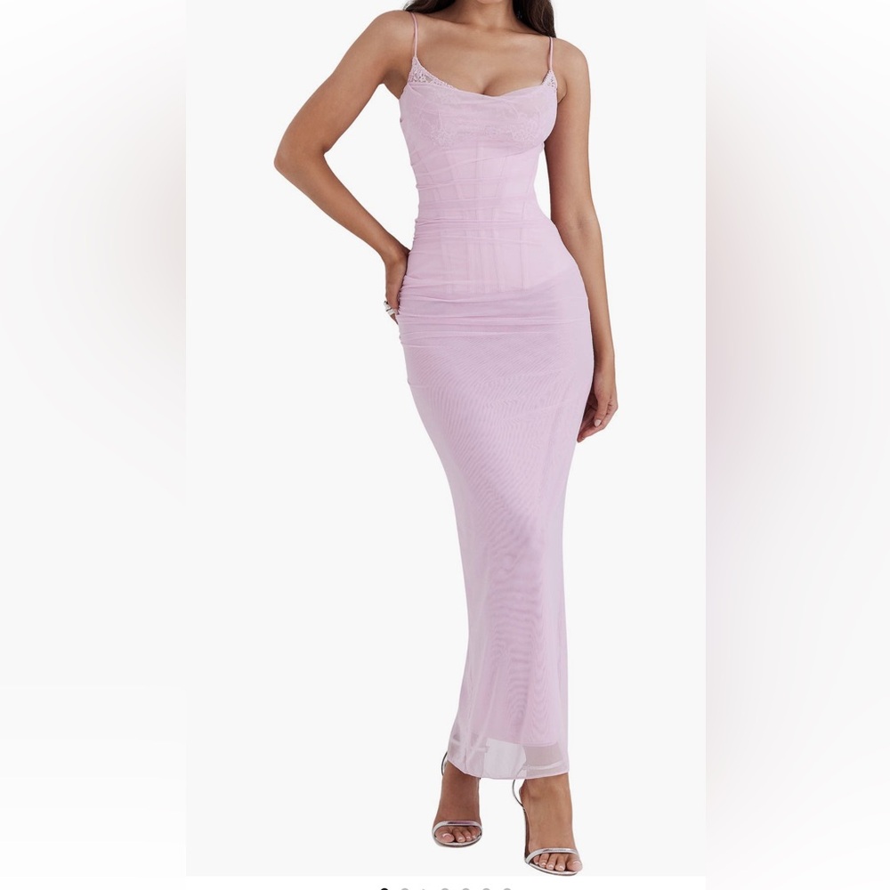 House of CB Nalini Mesh Corset Dress - Picture 5 of 8